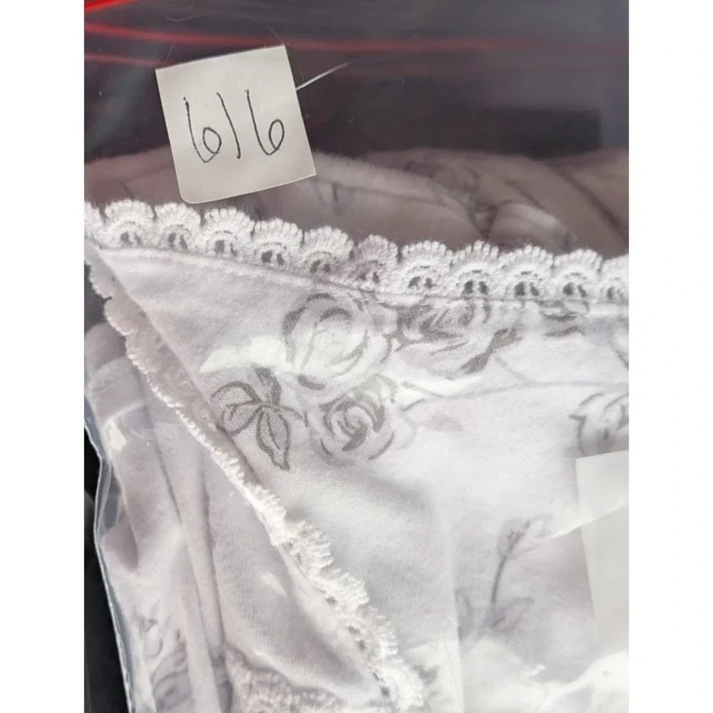 Eileen West XL Floral Nightgown Long Sleeve Lace Trim Cottagecore Feminine Cute